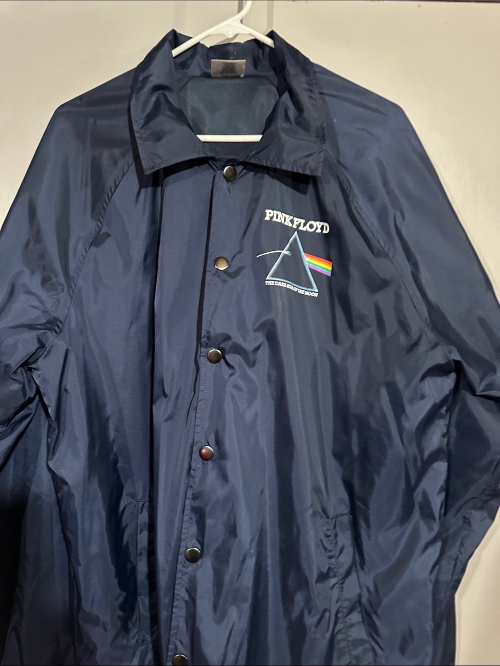 Pink Floyd Navy Windbreaker with Prism Logo